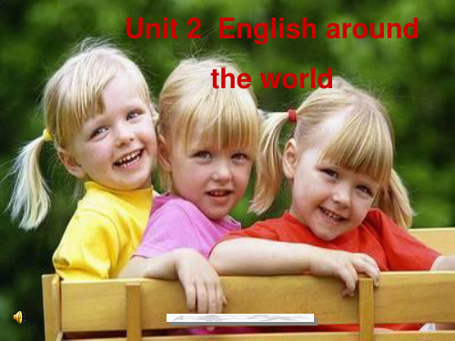 Unit 2  English around the world