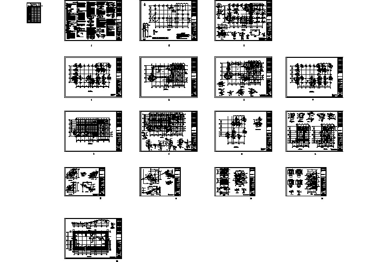 东海大桥浙江段大洋山展示馆结构施工图