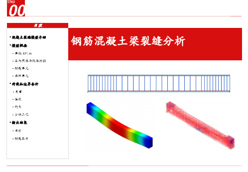 midas FEA建筑例题集 钢筋混凝土梁裂缝分析——侯晓武