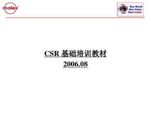 CSR基础培训教材