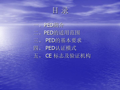 PED标准学习稿共20页