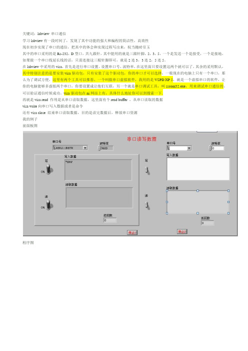 labview_串口通讯的分析$$$$