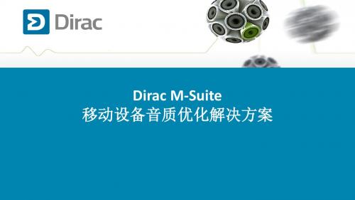 Dirac M-Suite简介