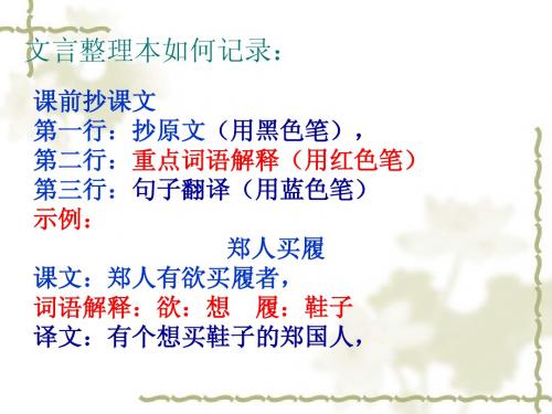 5《寓言二则》郑人买履
