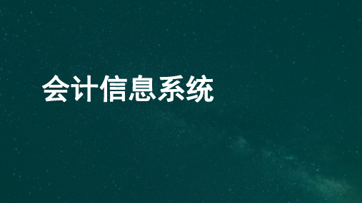 自考江苏30448会计信息系统串讲重点难点汇总