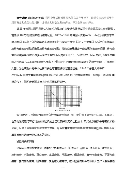 疲劳试验简介