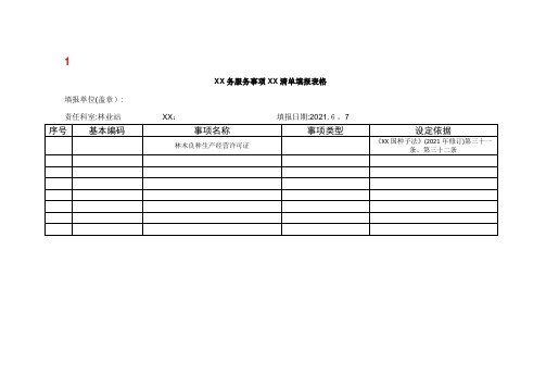 政务服务事项目录清单填报表格.docx