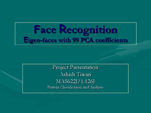 Face Recognition Eigen-faces with 99 PCA coefficients