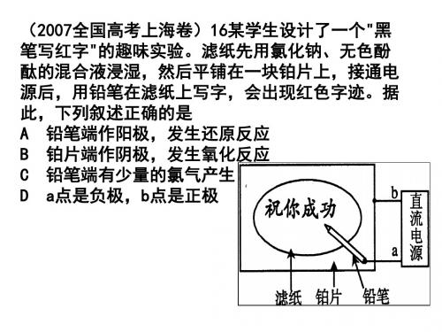 高三化学电解原理(教学课件201908)