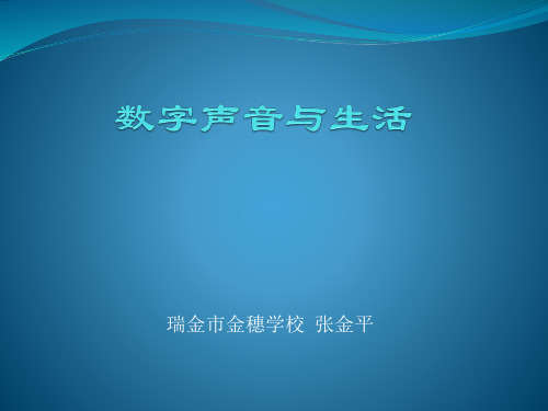 10.数字声音与生活