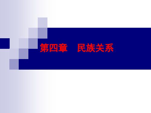 三、社会主义初级阶段民族关系的特点