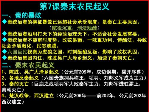 第7课秦末农民起义