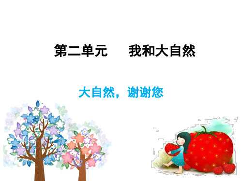 《大自然,谢谢您》PPT课件