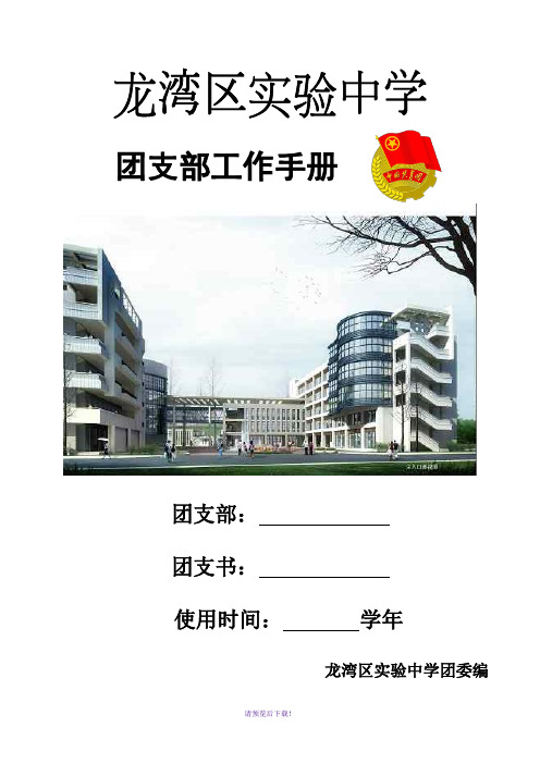 团支部工作手册(学校版本)