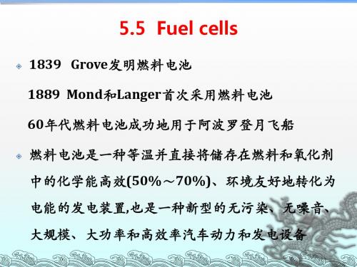 Fuel cells 简介【精选】