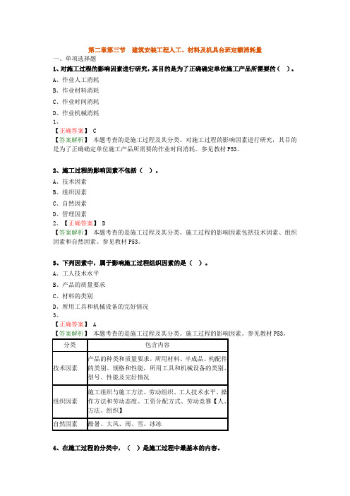 造价师考试《计价》章节练习带答案第二章