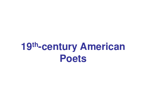 11.19th-century American Poets