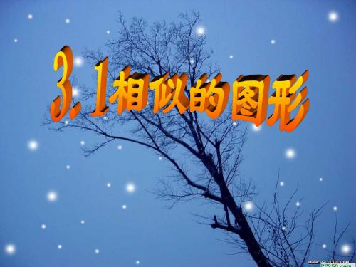 3.1？相似的图形-_课件(湘教版)6.ppt