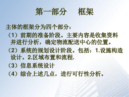 物流配送中心规划共31页