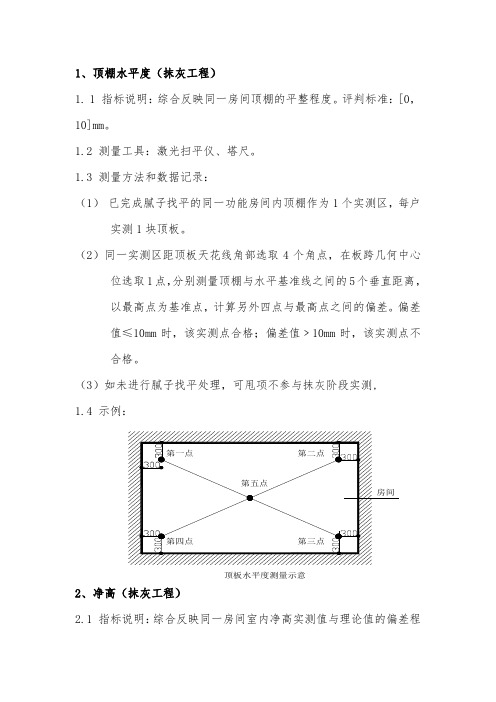 顶棚内墙刮腻子施工技术交底