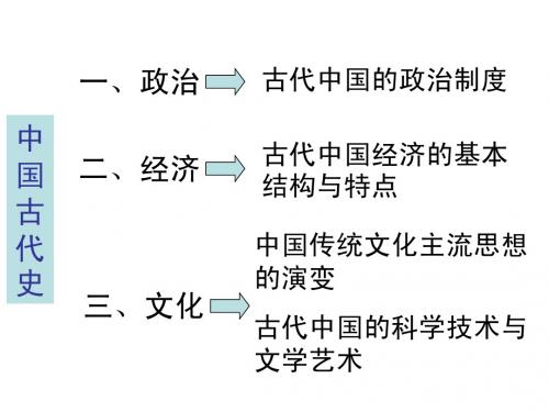 人教版历史必修一第一课