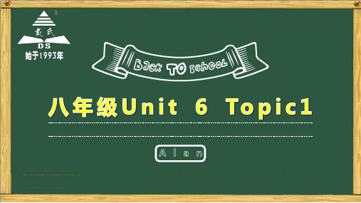 仁爱版英语八年级下册Unit6Topic1复习课件(共22张PPT)