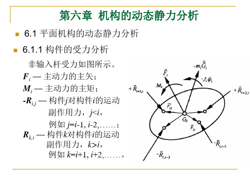 6.1平面机构的动态静力分析