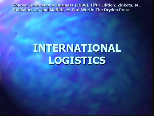 InternationallogisticsPPT教学课件