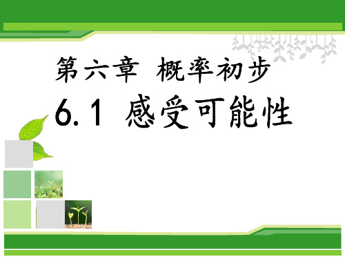 北师大版七年级数学下册《六章 概率初步  复习题》公开课教案_7