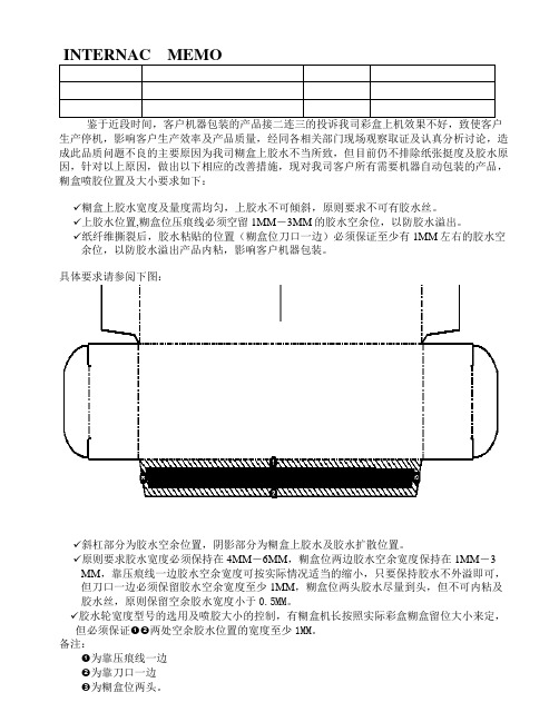 糊盒胶水检验要求