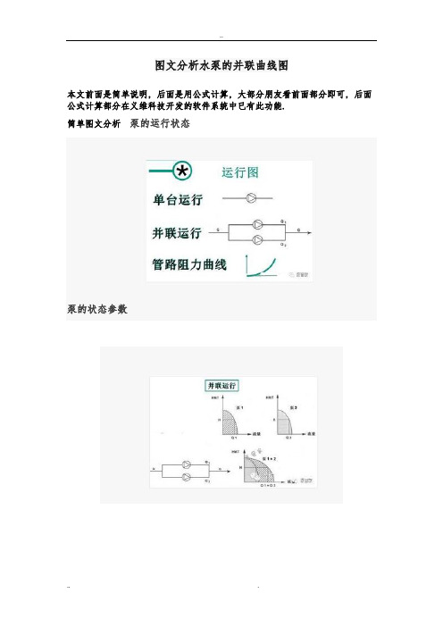 水泵的并联曲线图