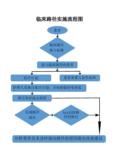 临床路径实施流程图【范本模板】