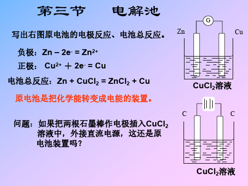 高一化学电解池