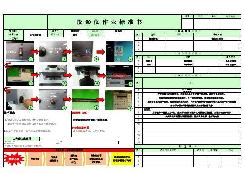 作业标准书模板