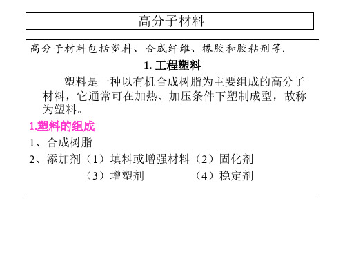 高分子材料 ppt课件