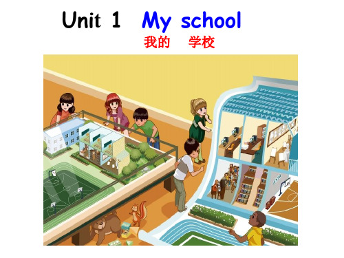 PEP小学英语四年级下册Unit 1 My school A let's learn教学课件