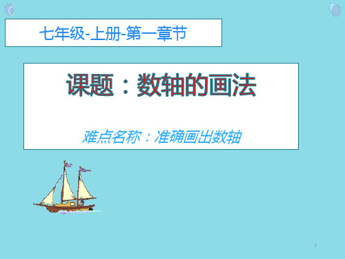 人教版初中数学七年级上册《数轴的画法》课件