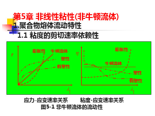 第5章 非线性粘性(非牛顿分析