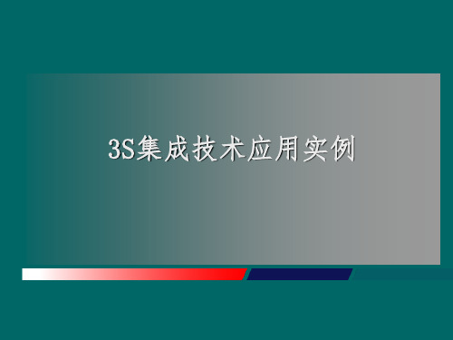 3s集成技术应用实例资料