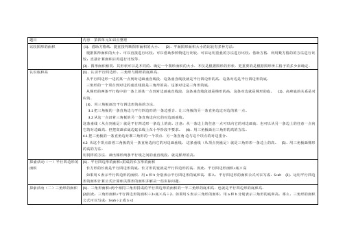 五年级上册数学 第四单元 知识点整理