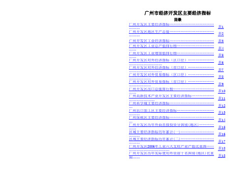 广州市经济开发区主要经济指标.xls