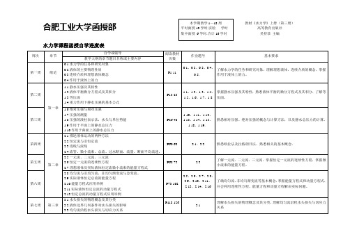 水力学(吴持恭)高等教育出版社