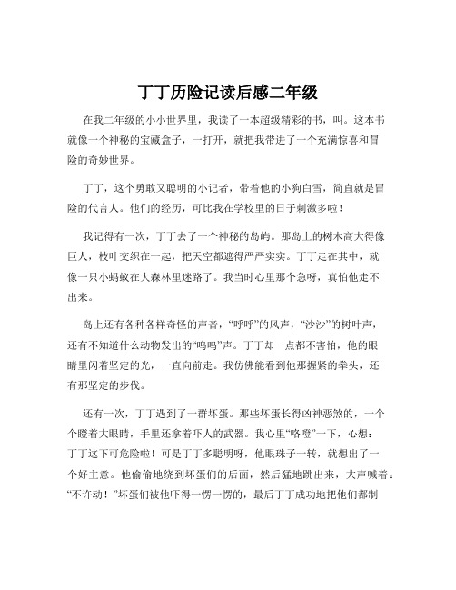 丁丁历险记读后感二年级