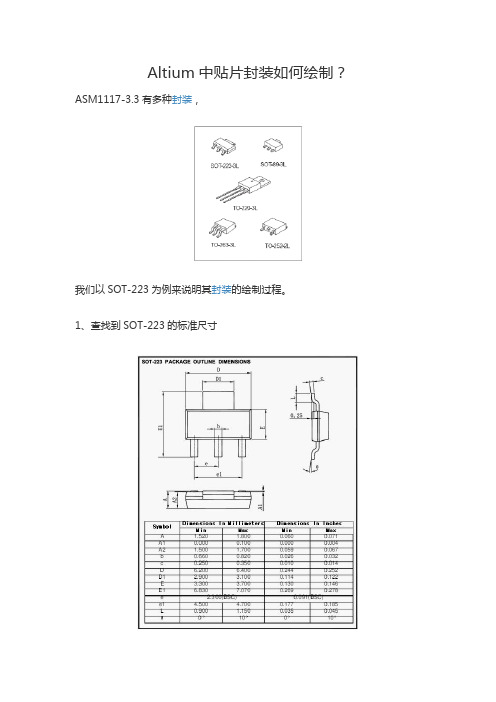 Altium中贴片封装如何绘制？