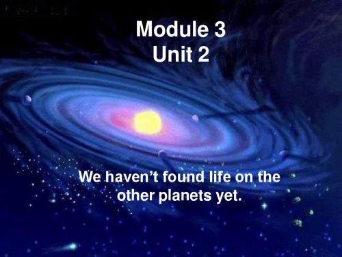 八年级上MODULE 3 Unit 2