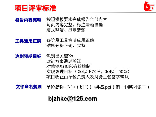 绿带报告模板