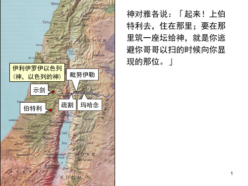 神对雅各说PPT演示课件