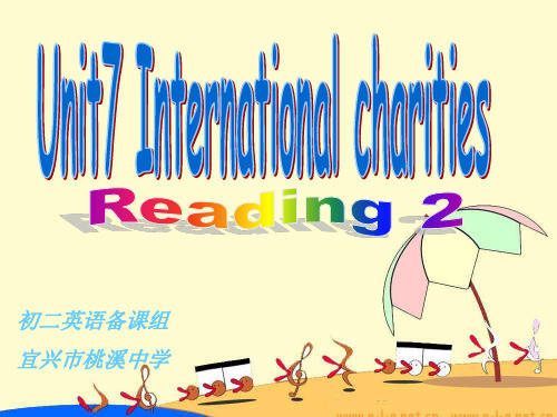 牛津译林版八年级英语下册课件Unit7Internationalcharities-reading2