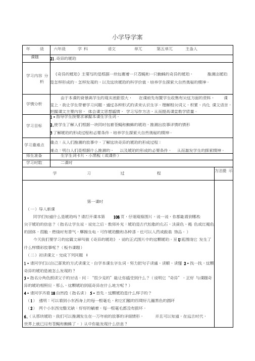 20.奇异的琥珀