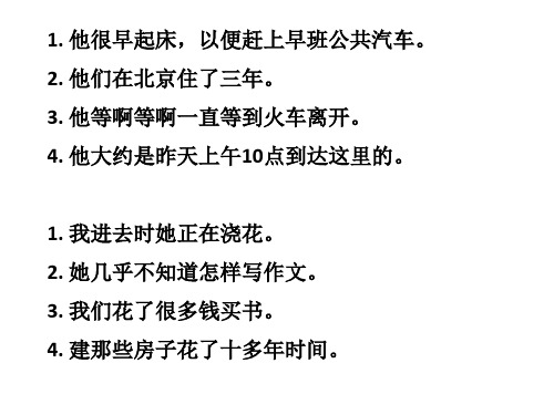 2019-2020年高考英语一轮复习 句型翻译训练(共12张PPT)